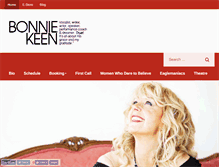 Tablet Screenshot of bonniekeen.com